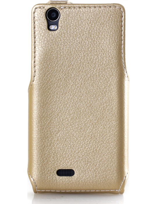 Чехол RedPoint Flip Case для Prestigio MultiPhone Muze A5 5502 Duo золотистый