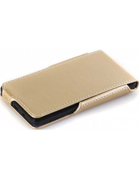 Чехол RedPoint Flip Case для Prestigio MultiPhone Muze A5 5502 Duo золотистый